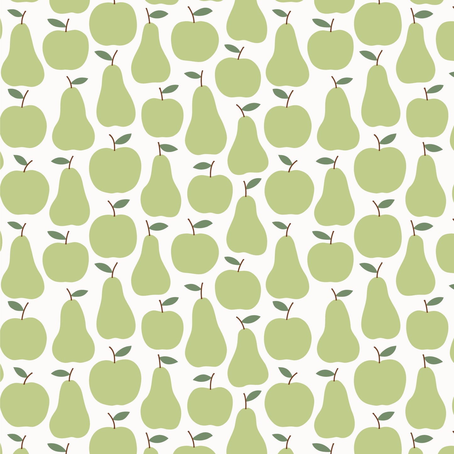 Bubble Romper - Apples & Pears Green
