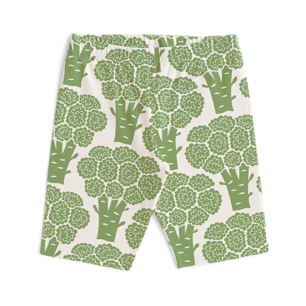 Bike Shorts - Broccoli Green