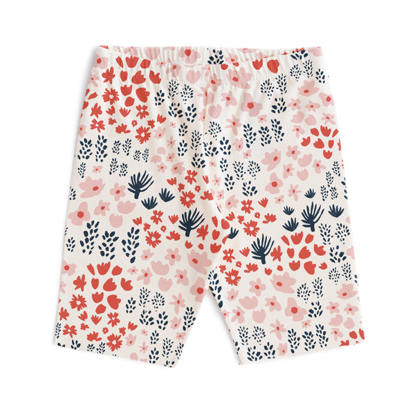 Bike Shorts - Meadow Red, Pink & Navy