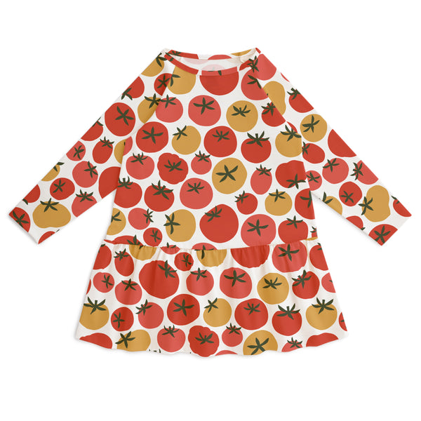 Chicago Dress - Tomatoes Red & Yellow