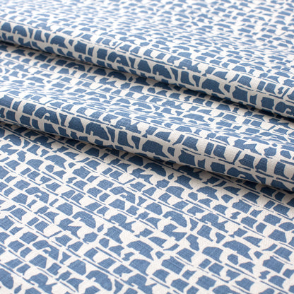 Belgian Linen - Corrugated Blue