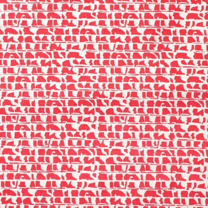 Belgian Linen - Corrugated Red