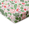 Fitted Crib Sheet - Salad Green
