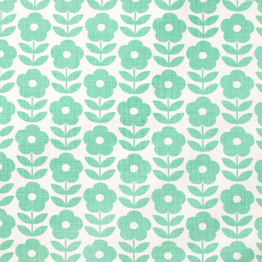 Belgian Linen - Danish Flowers Mint