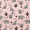 Long-Sleeve Lap Tee - Elephants Pink
