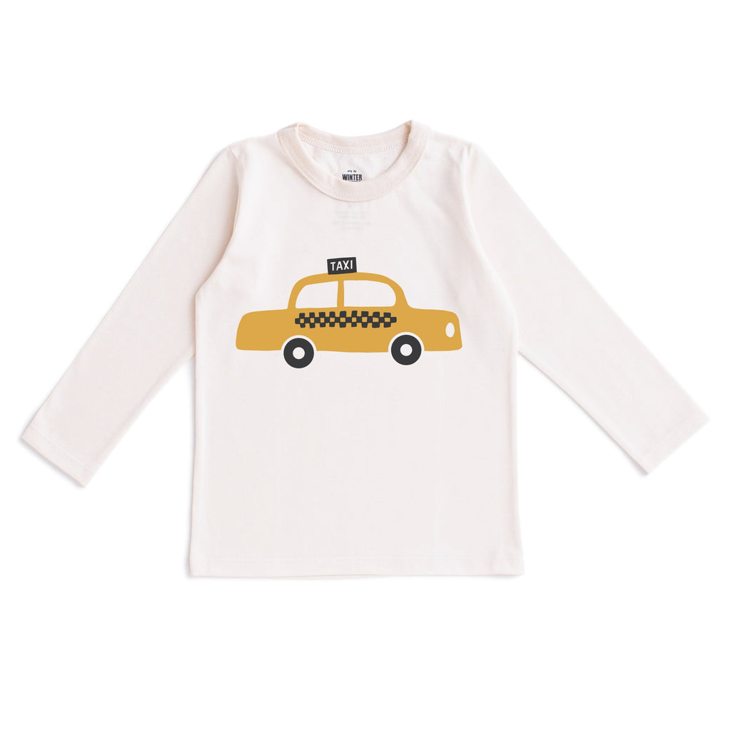 Long-Sleeve GRAPHIC Tee - Taxi Cab Natural