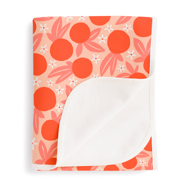 French Terry Blanket - Clementines Blush