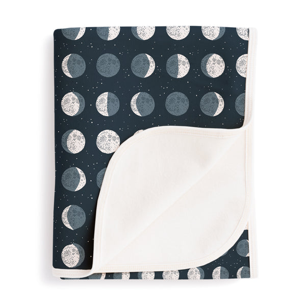 French Terry Blanket - Moons Night Sky