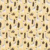 Long-Sleeve Lap Tee - Giraffes Pale Yellow