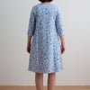 Women's Helsinki Dress - Dutch Floral Delft Blue