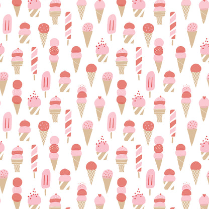Leggings - Ice Cream Red & Pink