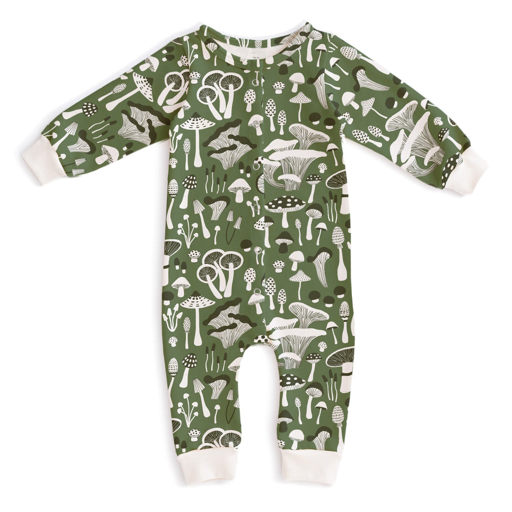 French Terry Jumpsuit - Fungi Green
