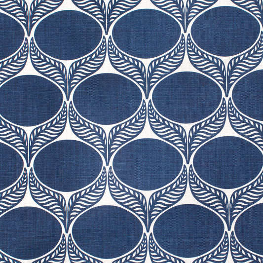 Belgian Linen - June Leaf Navy