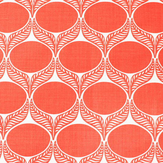 Belgian Linen - June Leaf Coral