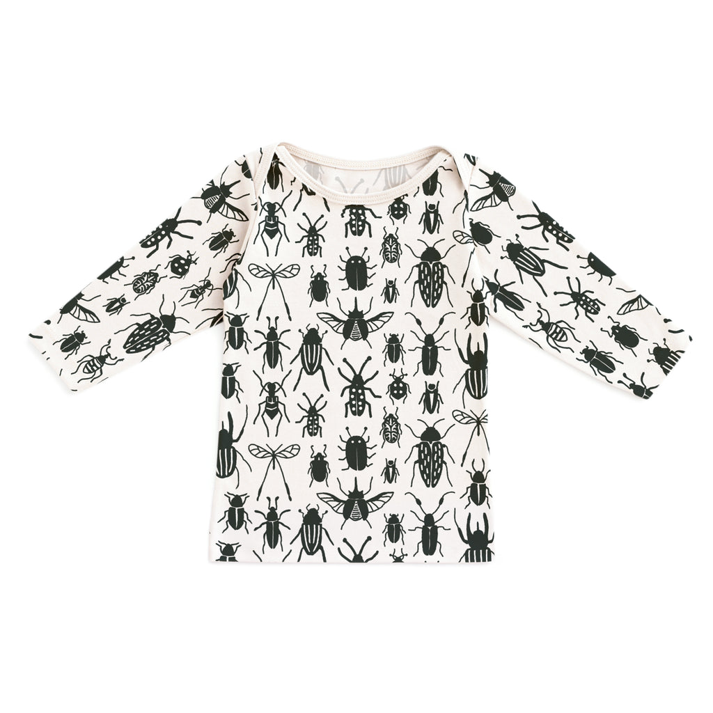 Long-Sleeve Lap Tee - Bug Collection Black
