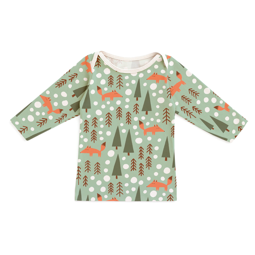 Long-Sleeve Lap Tee - Foxes Green