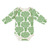 Long-Sleeve Snapsuit - Broccoli Green