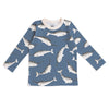 Long-Sleeve Tee - Narwhals Blue