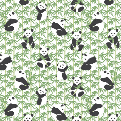 French Terry Shorts - Pandas Green