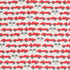 Long-Sleeve Romper - Race Cars Red