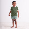 French Terry Shorts - Solid Forest Green