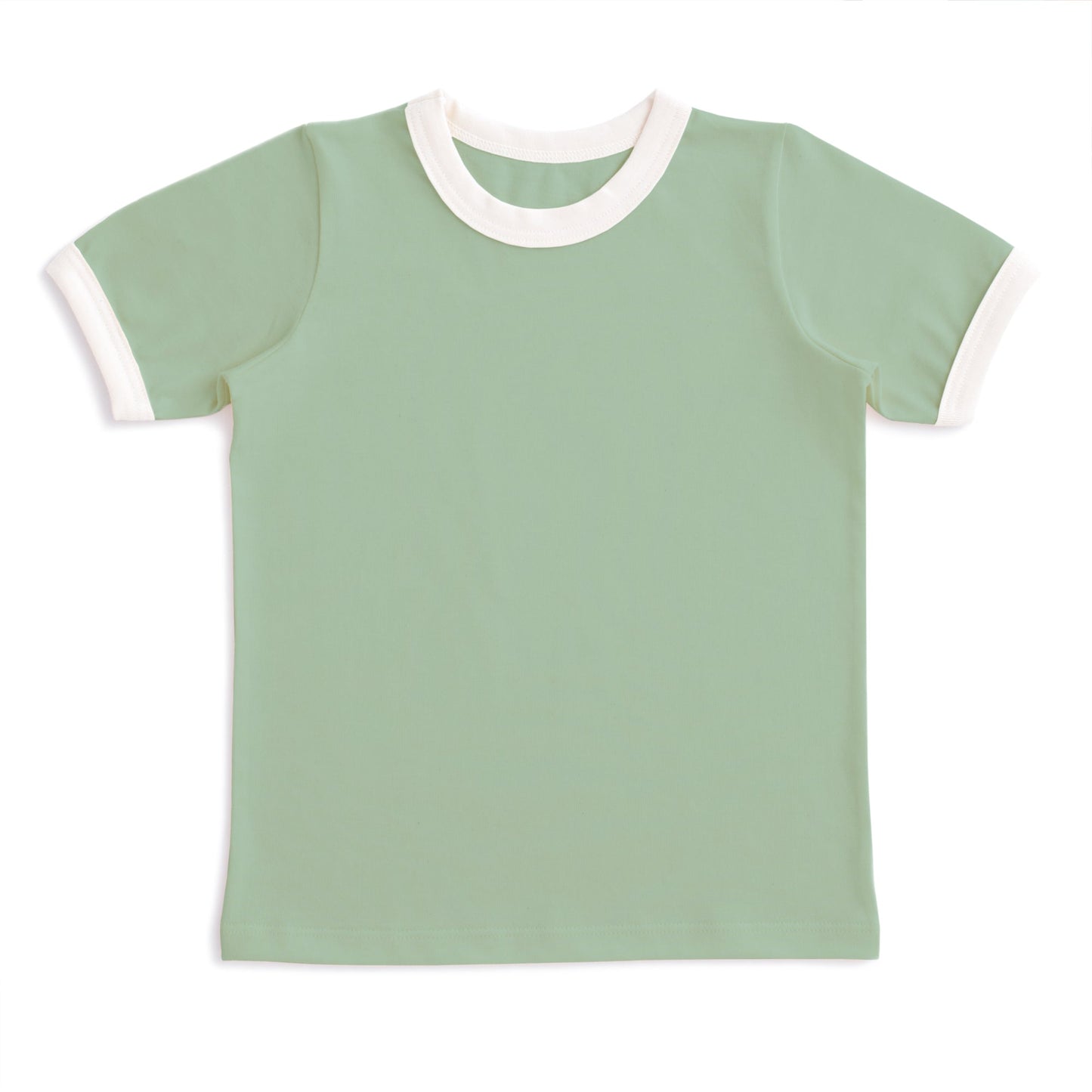 Ringer Tee - Solid Meadow Green