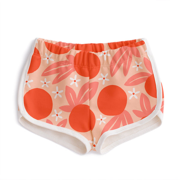 French Terry Shorts - Clementines Blush