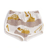 French Terry Shorts - Construction Yellow & Chestnut