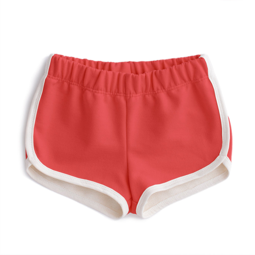 French Terry Shorts - Solid Scarlet Red