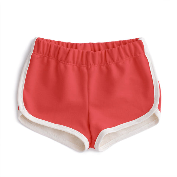 French Terry Shorts - Solid Scarlet Red