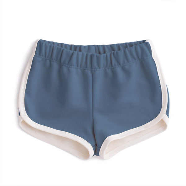 French Terry Shorts - Solid Lake Blue