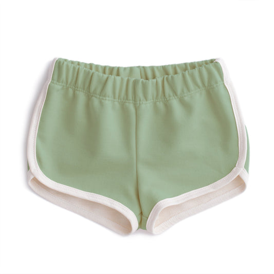 French Terry Shorts - Solid Meadow Green