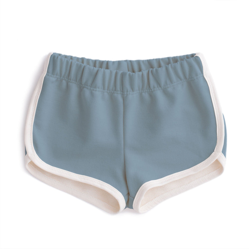 French Terry Shorts - Solid Mountain Blue