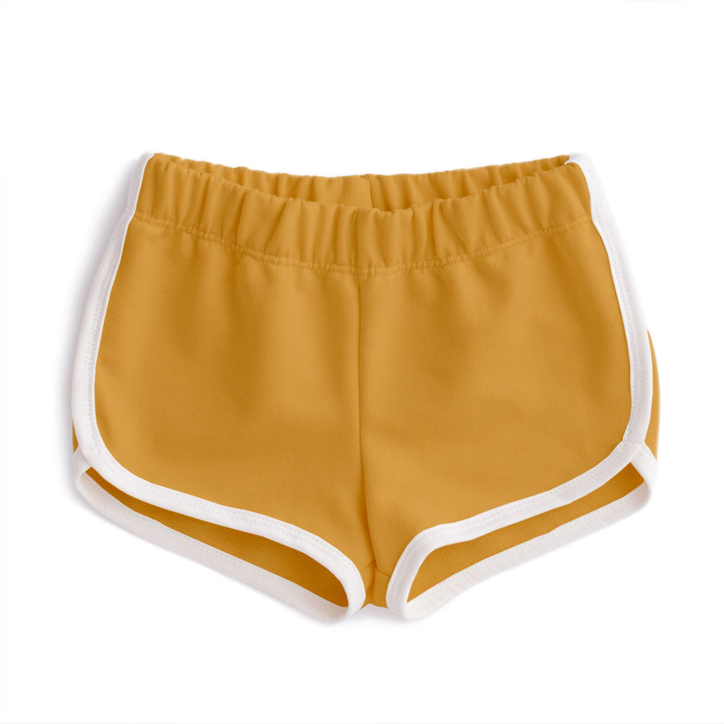 French Terry Shorts - Solid Ochre
