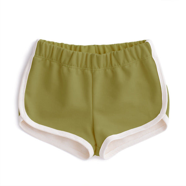 French Terry Shorts - Solid Olive Green