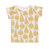 Short-Sleeve Lap Tee - Apples & Pears Yellow