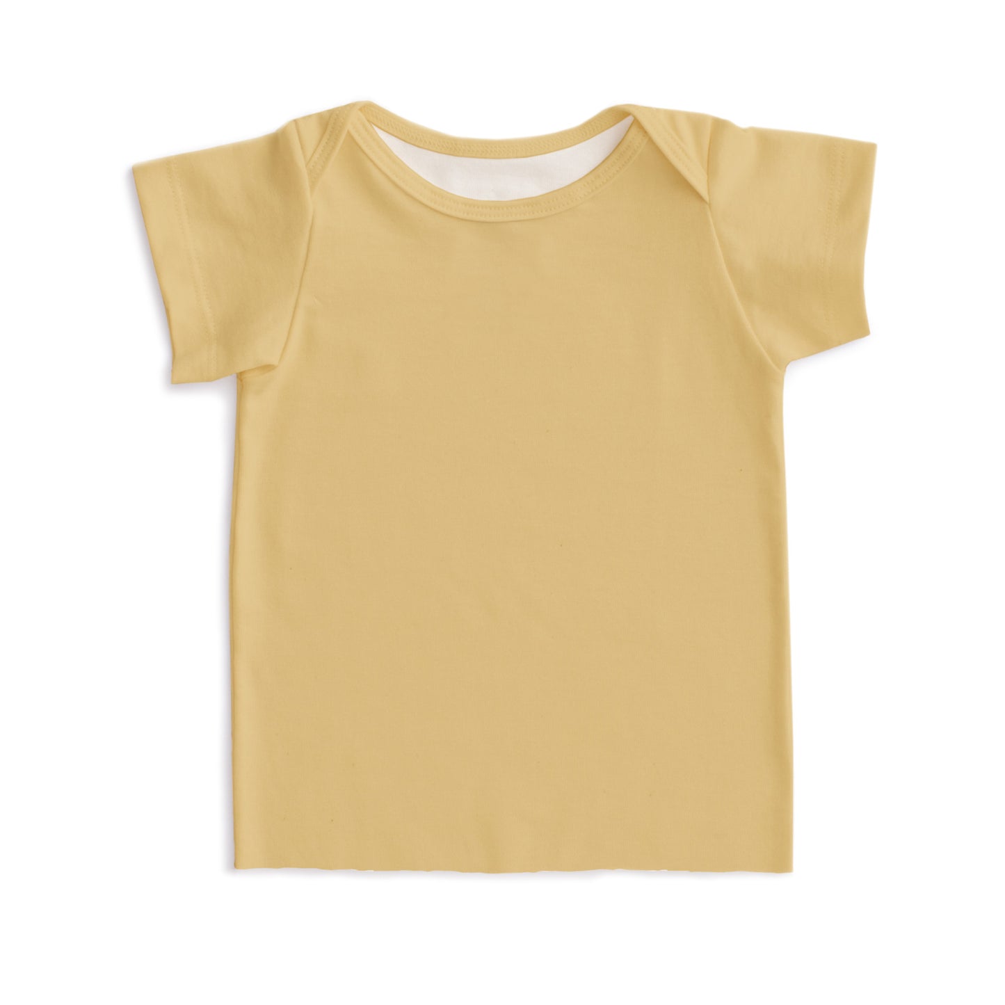 Short-Sleeve Lap Tee - Solid Yellow