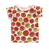 Short-Sleeve Lap Tee - Tomatoes Red & Yellow