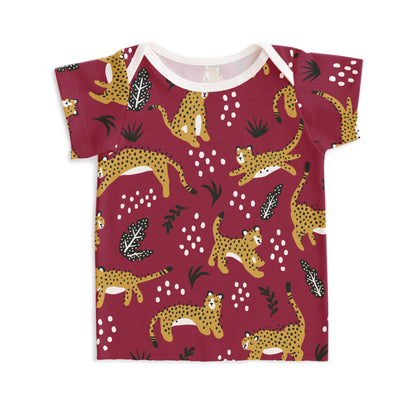 Short-Sleeve Lap Tee - Wildcats Plum