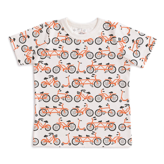 Short-Sleeve Tee - Bikes Orange