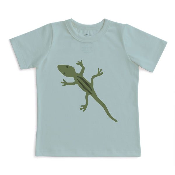 Short-Sleeve GRAPHIC Tee - Gecko Pale Blue