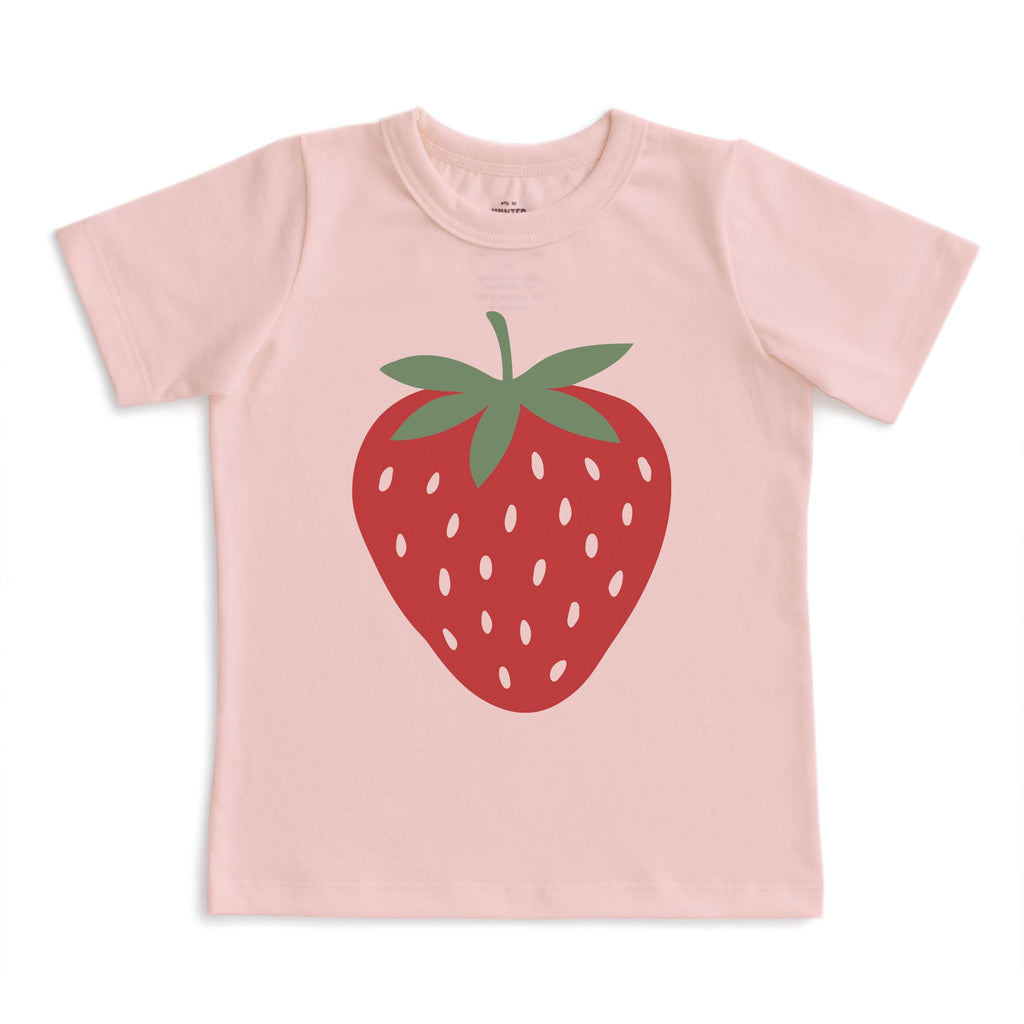 Short-Sleeve GRAPHIC Tee - Strawberry Pink