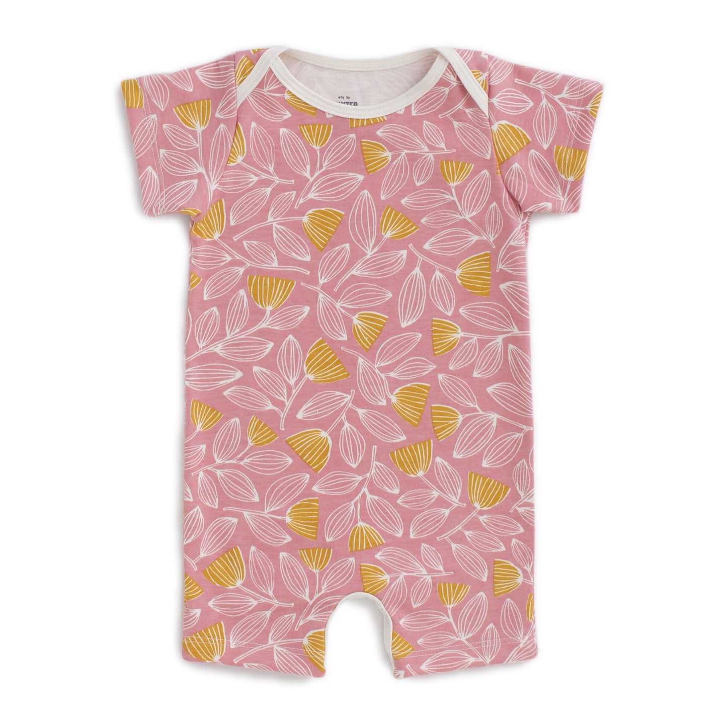 Summer Romper - Holland Floral Dusty Pink & Yellow