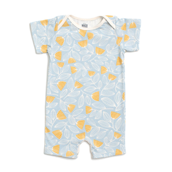Summer Romper - Holland Floral Blue & Yellow