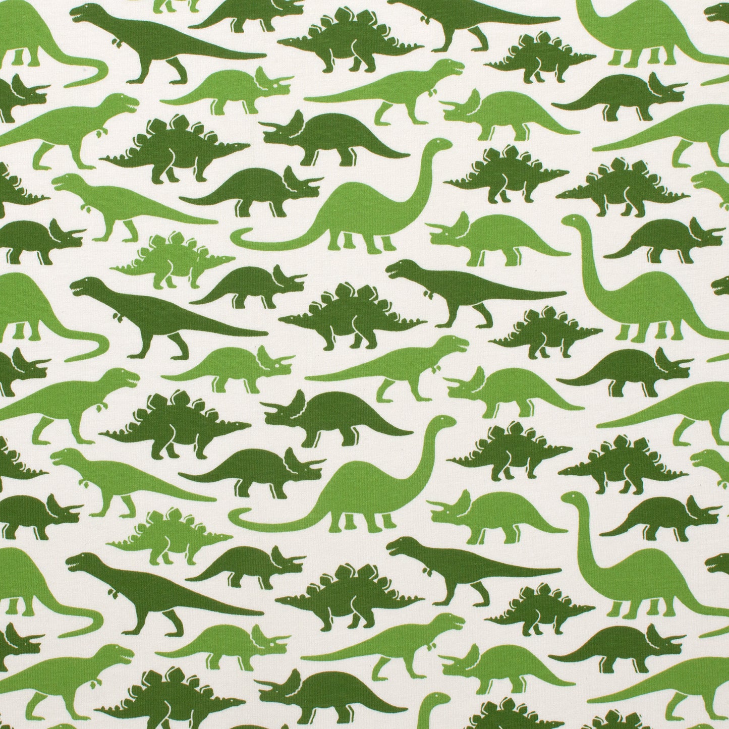 Short-Sleeve Tee - Dinosaurs Green