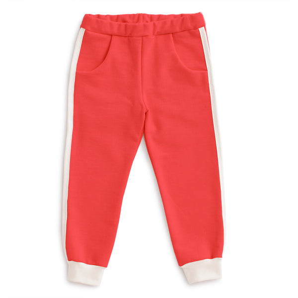 Track Pants - Solid Scarlet Red