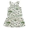 Valencia Dress - Campground Forest Green