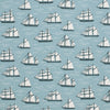 Short-Sleeve Tee - Vintage Sailboats Ocean Blue & Teal
