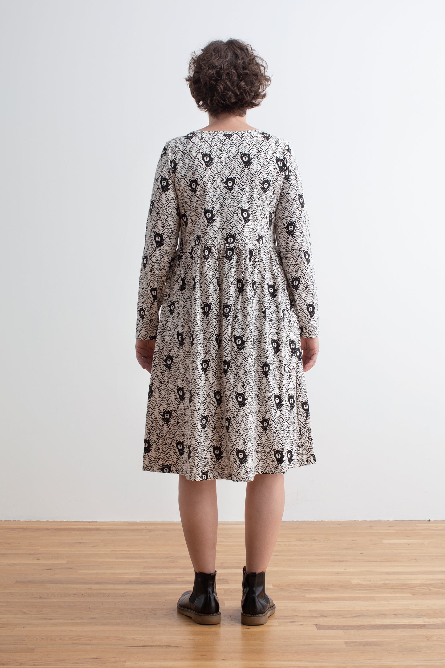 Copenhagen Dress - Bears Black