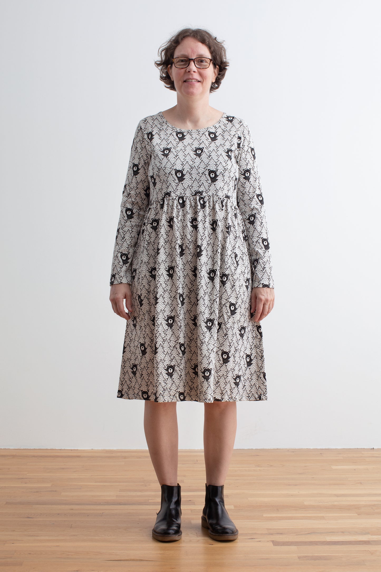 Copenhagen Dress - Bears Black